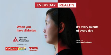 Thank you to <a href="/Colgate/">Colgate Smile</a> Total and <a href="/CVSPharmacy/">CVS Pharmacy</a> for helping us share the #EverydayReality of #diabetes this month.