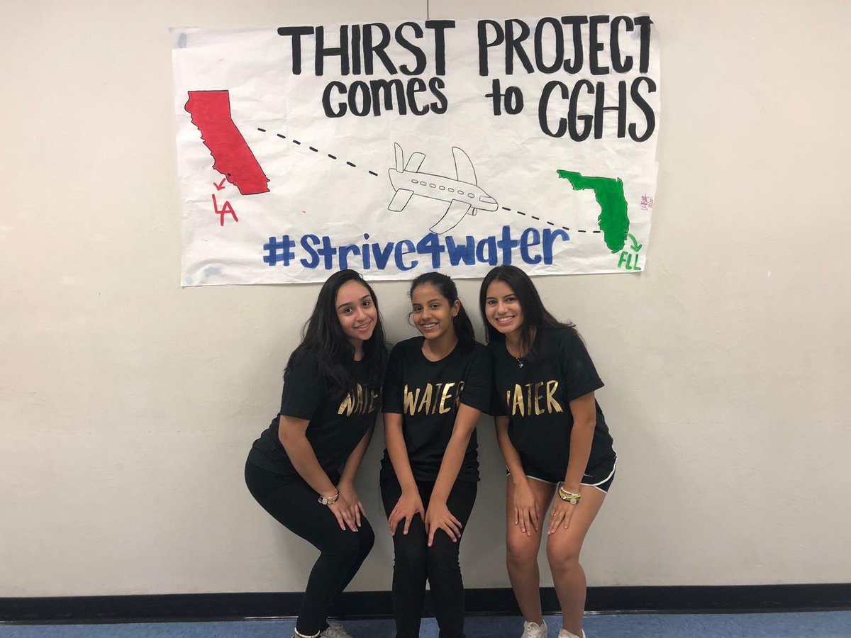 strive4water's tweet photo. Tune into Y100 at 8pm on Thursday to hear us talk about the Strive4water campaign!!! 💧#Strivewithus @Y100MIAMI @LarryVignola @thirstproject https://t.co/OOpRfDELys