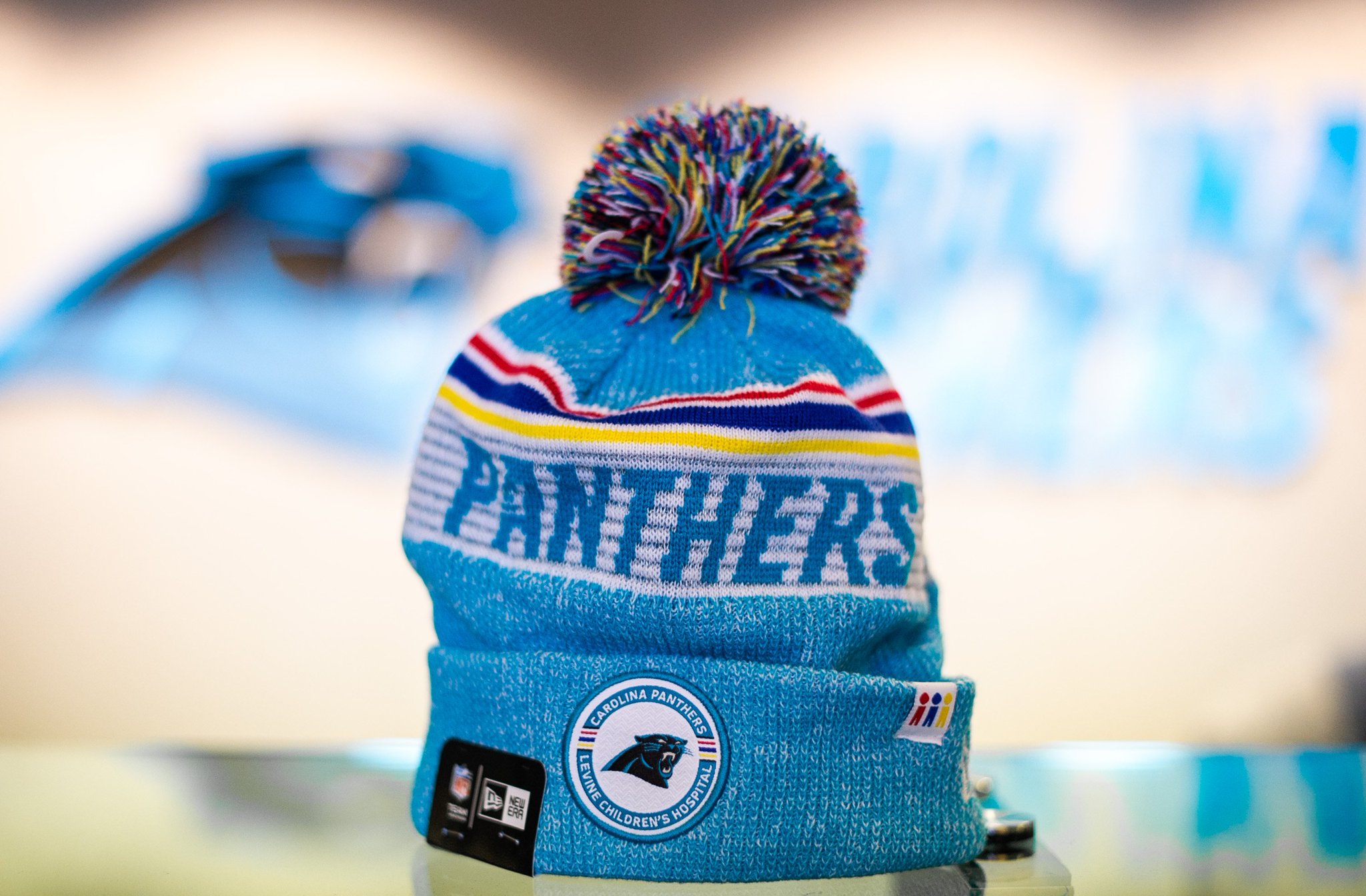 carolina panthers levine beanie