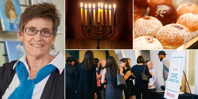 SFJCRC's tweet photo. #CivicConnection: Celebrate Chanukah with JCRC and your local civic and elected leaders. Incoming San Mateo County Superintendent @nancymagee2018 will give remarks. Dec 4 at Congregation Beth Jacob in Redwood City. RSVP here https://t.co/uXYzGQ0vIg https://t.co/pnYXYQ0y4g