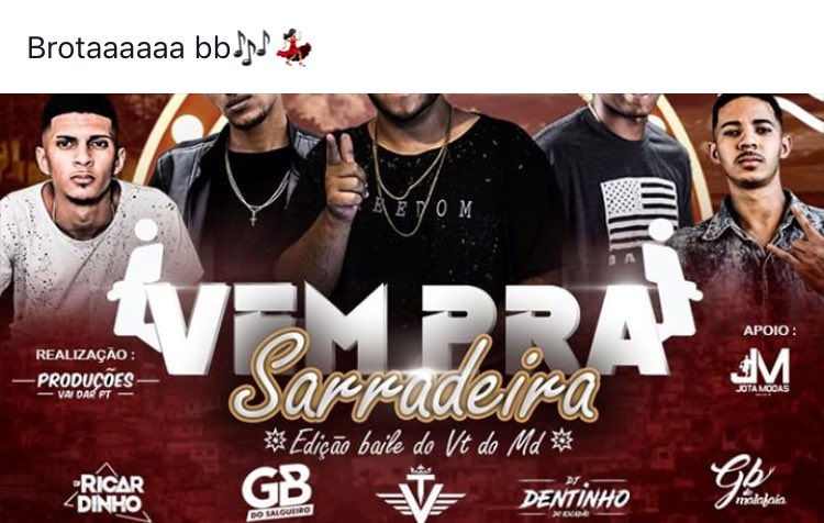 YurleyLaryssa's tweet photo. #VEMPRASARRADEIRA 💃🏻🎶 https://t.co/Hvmhgr4BMo