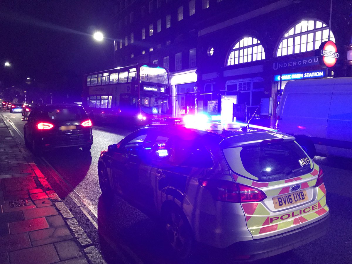 MPSCamden's tweet photo. #ERTC officers are out and about doing #proactivepolicing. #CN41 have already stopped multiple vehicles.... please drive carefully and considerately. Red lights, indicators and speed limits are not optional! #roadsafety https://t.co/a8eqkrnDRj