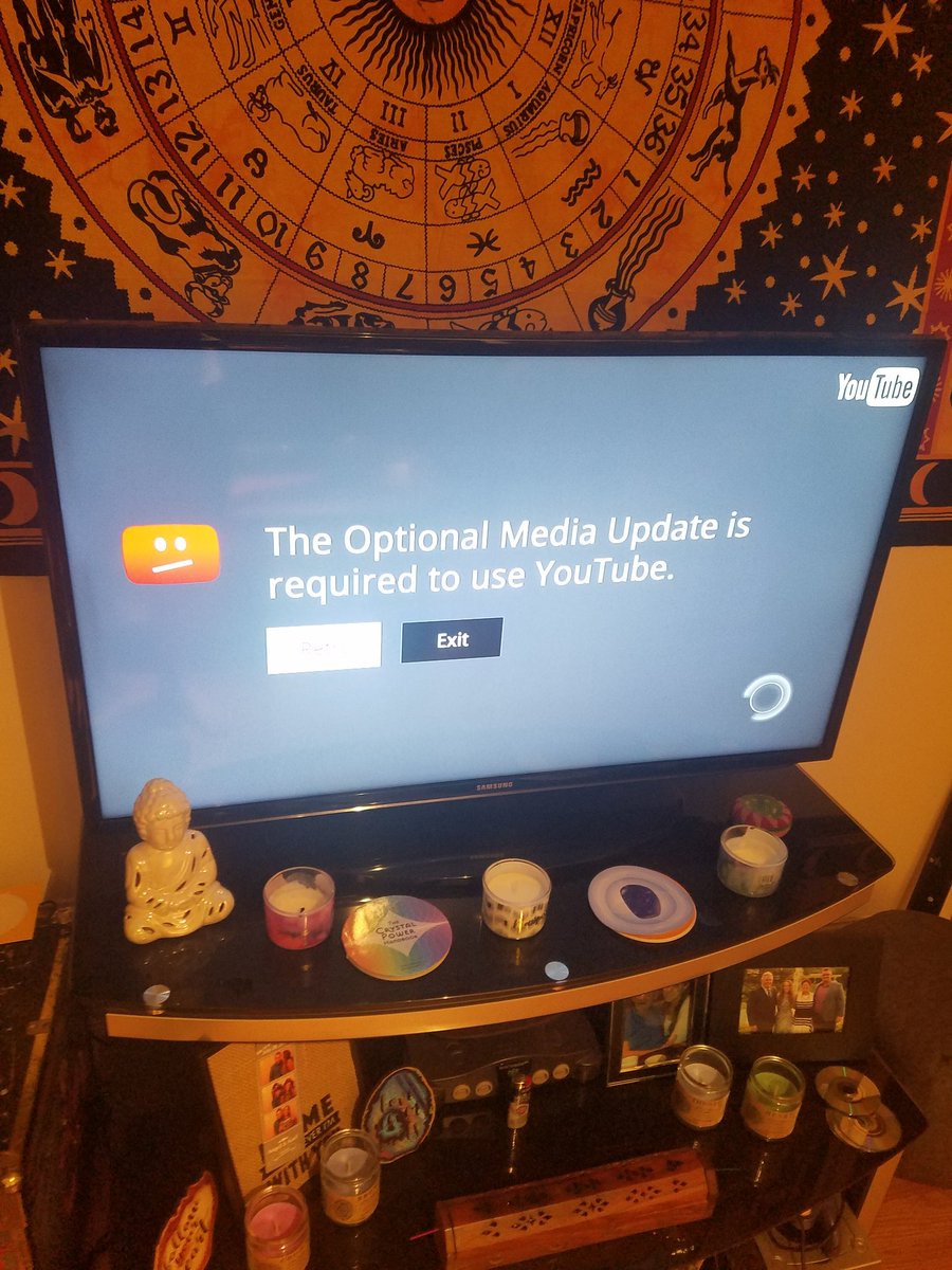 The optional update is required...? This notification made my head hurt.