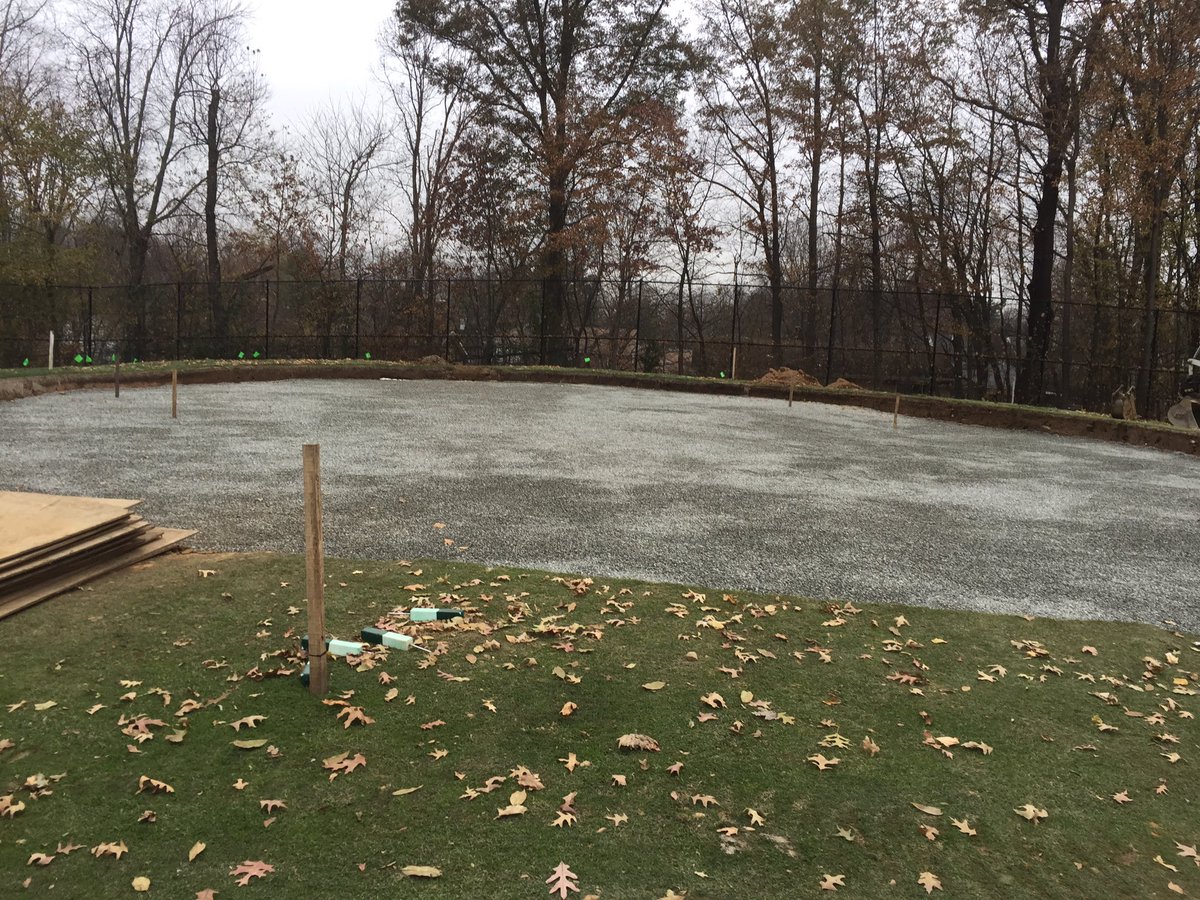 TotalTurfGS's tweet photo. Crew is making good progress despite the terrible weather on the Green and Bunker Renovation on the 5th and 6th Holes at Madison GC, NJ.....another couple good days and it will be ready for BBB and greens sod.....
#northeastgolfcompany @Billy_Bunker https://t.co/Ex4NAsrFgl