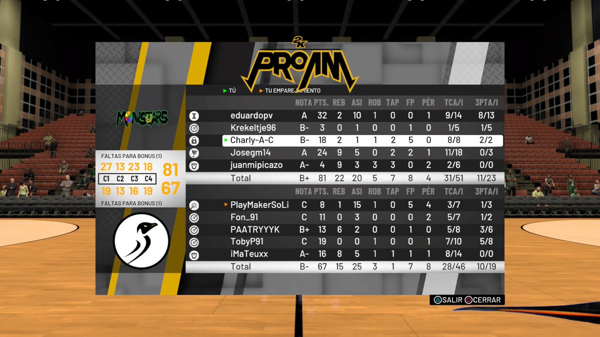 Monstars_2K's tweet photo. @bgaproameuro Good first games again our friends @PinWins2K. Hope to see you in other tournament. Ready for the next round, as always against @AroundGlobe2k 😂 https://t.co/1rtF9VXee3