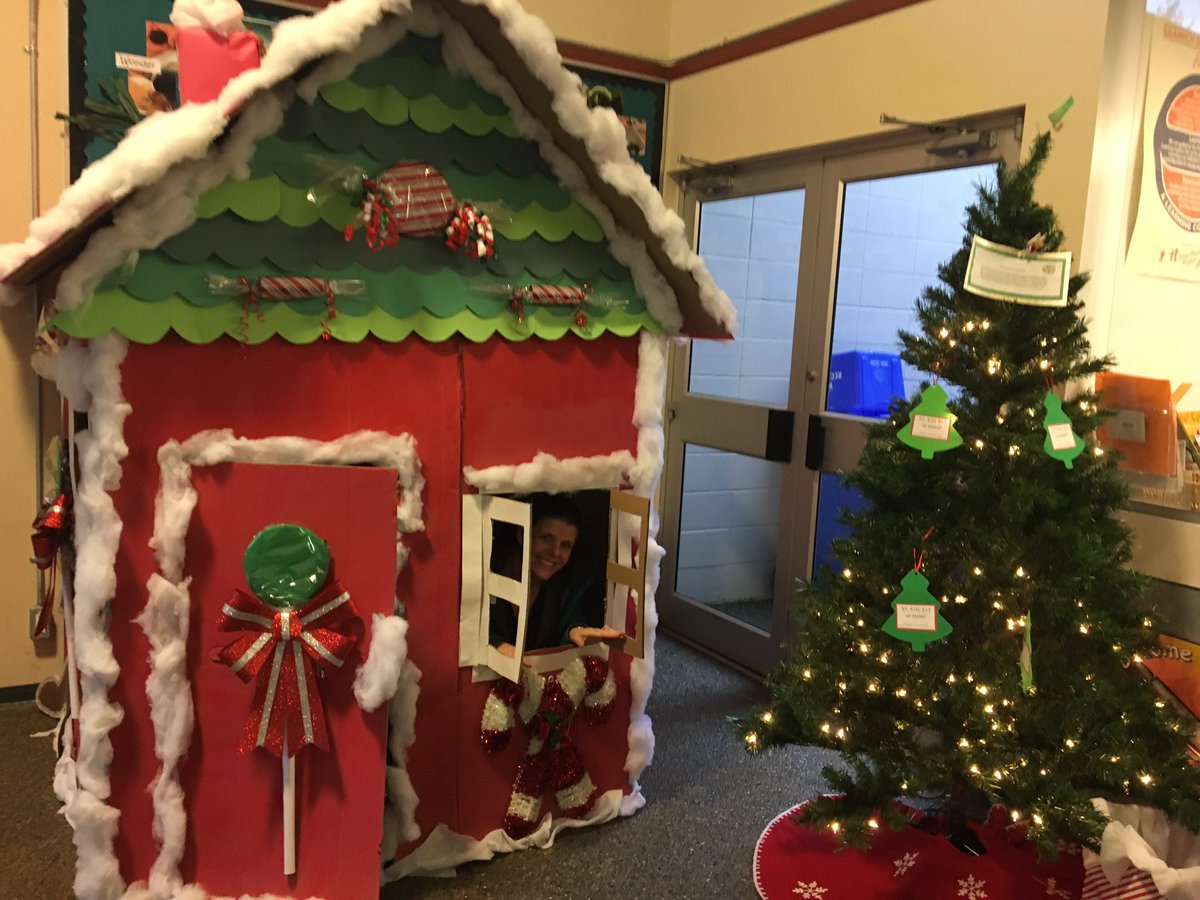 Lochside’s School Community Gingerbread House Food Drive has started  #Fooddrive Join Us and Share At #Lochside we are are so fortunate to have such a caring community