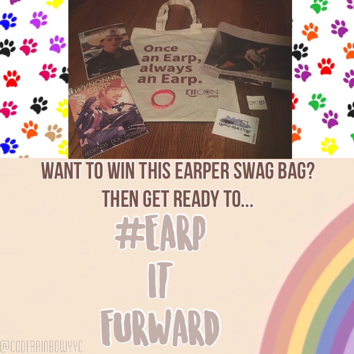 CodeRainbowYYC's tweet photo. We’ve been waiting to share this one, but we’re pawsitive #GivingTuesday is the purrfect time to launch our new fundraiser... #EarpItFurward! Donate $5 or more to @AARCS_Canada through our link by Dec. 18th and you could win a sweet Earper swag bag! 🤠🐾 https://t.co/BJE75WjTwd https://t.co/LjbqZhALJf