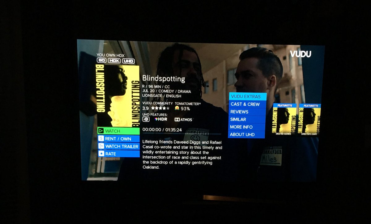 TheChewDefense's tweet photo. #NowWatching Blindspotting. Thanks @2020Proof #2018CatchUp https://t.co/uk8m9VniQP