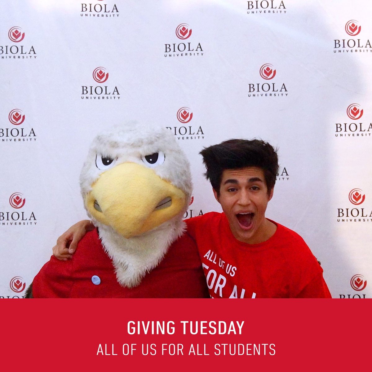 biolau's tweet photo. Thanks to all who stopped by our #GivingTuesday booth under the Bell Tower today and who gave online! Check out your photos here: https://t.co/PjQcBjttr9 Give online here: https://t.co/KB4ax5lNjn #JoinBiola https://t.co/8bysBAVE8k