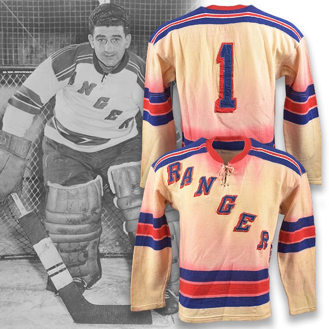 classic_auction's tweet photo. We know the wait will be a bit long for #Winter2019Auction, but it's the Holiday break soon to help you wait.   #Hockey #HockeyHistory #HockeyMemorabilia #GameWorn #GameWornJersey #SportsHistory #SportsAuction #NHL #NYR #ChuckRayner https://t.co/JNjL47wS7O
