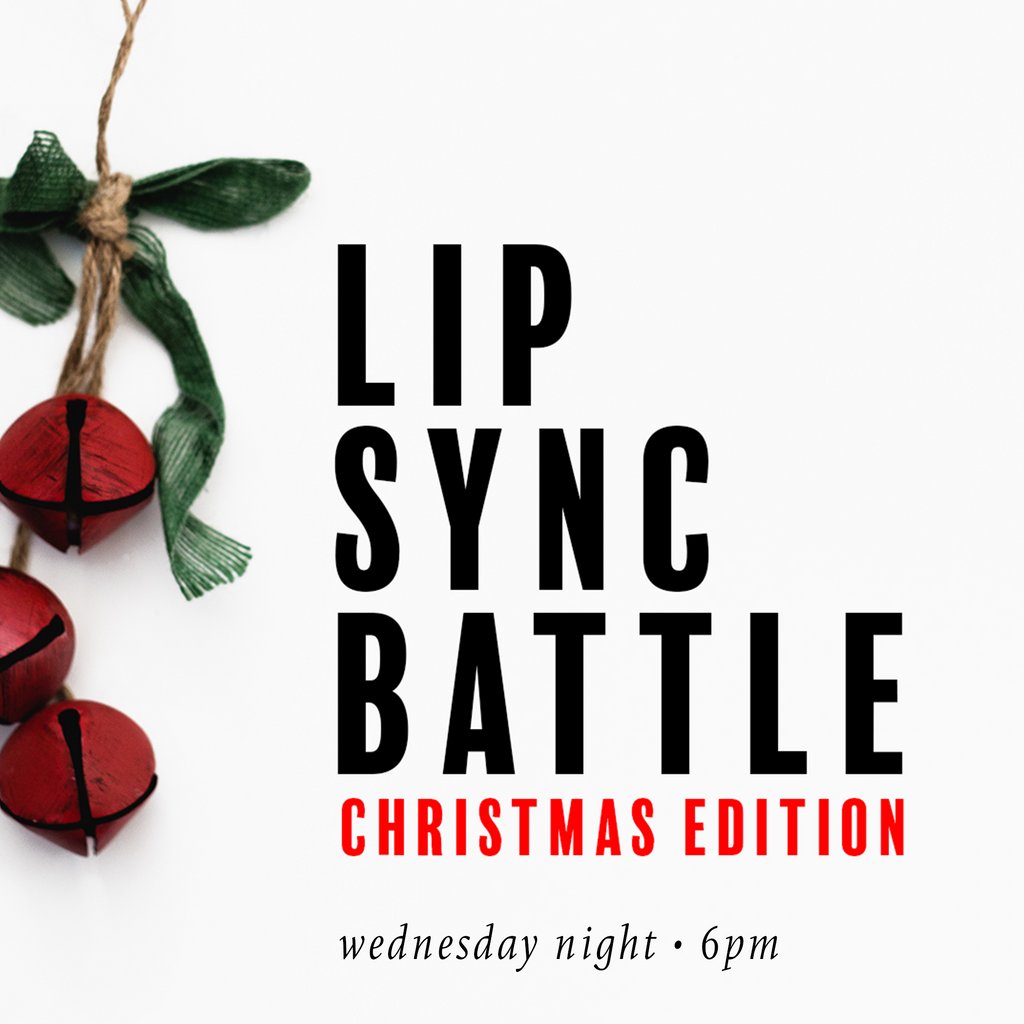 TheSourceCHY's tweet photo. We’re BACK! We’ll see you tomorrow night at 6PM at Clovis Hills Youth for our CHRISTMAS LIP SYNC BATTLE! Plus, we have a HUGE announcement coming! Sign up for lip sync battle here: https://t.co/Gghhuobi9u https://t.co/6GAZ6ldeJb