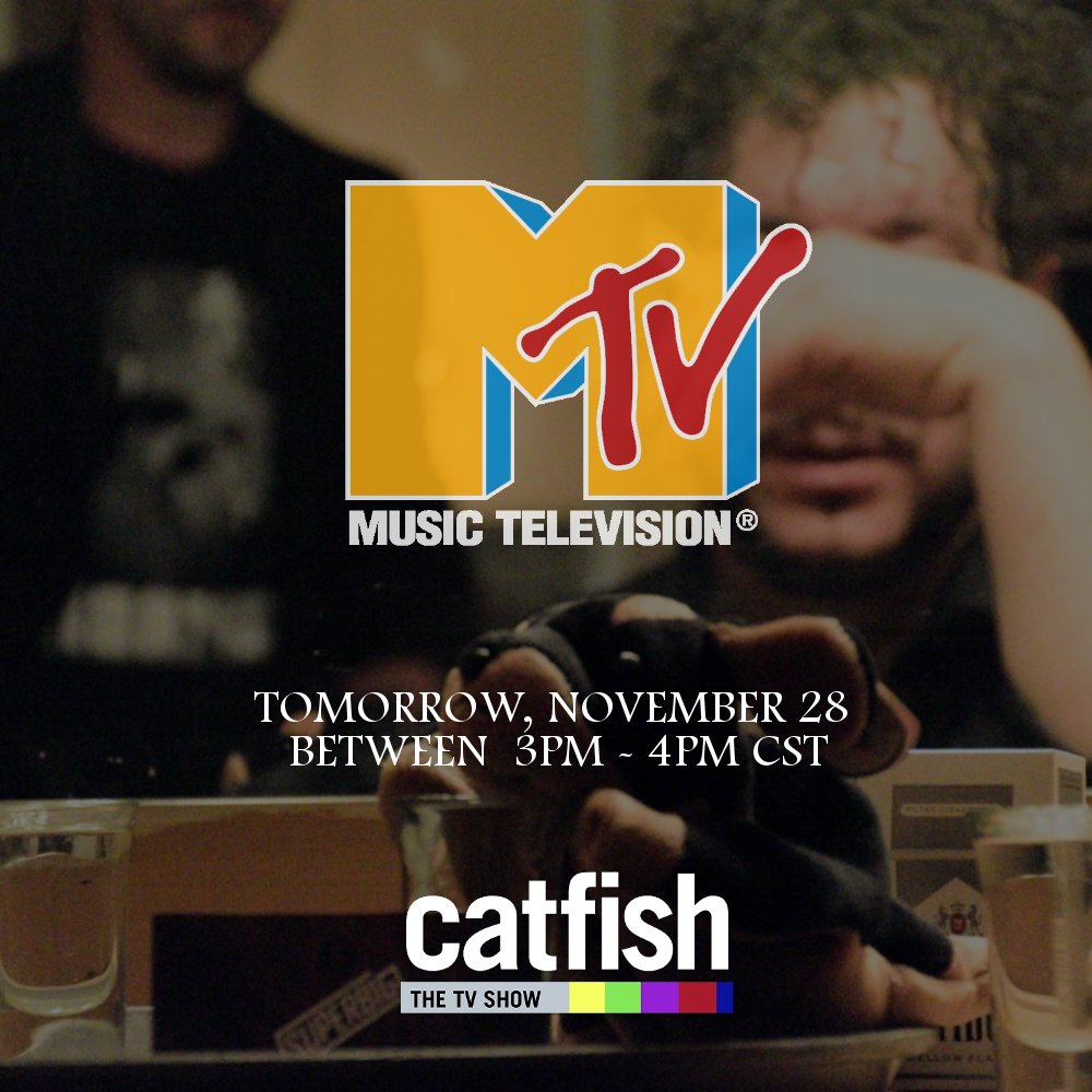 SuperbigMusic's tweet photo. We are less than 24 hours away from Sideways Love premiering on MTV.

Tune in between 3pm - 4pm central time to catch the video during MTV's hit TV show Catfish.

Don't be Catfished! 🐟🐟🐟

#catfish #mtv #musicvideo https://t.co/XkSdoUsFHy
