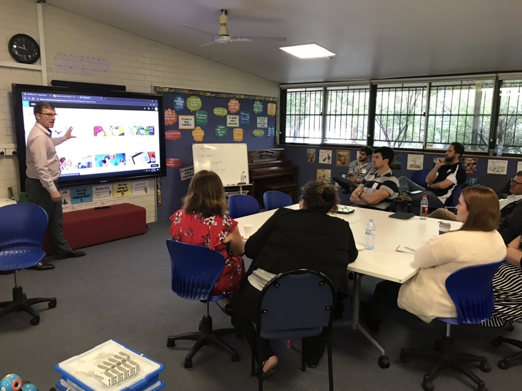 Delivered <a href="/STEM_Share/">stemshare</a> ‘s first registered Professional Learning today, Robotics in the classroom. Great PL. Teachers are awesome!