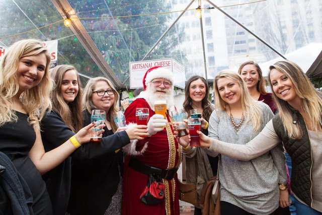 Holiday Ale Festival features 50+ Rare Winter Beers, Meads &amp; Ciders served in a heated tent under the holiday / Christmas tree at <a href="/thesquarepdx/">The Square</a> ! ---> bit.ly/2E0MAjU