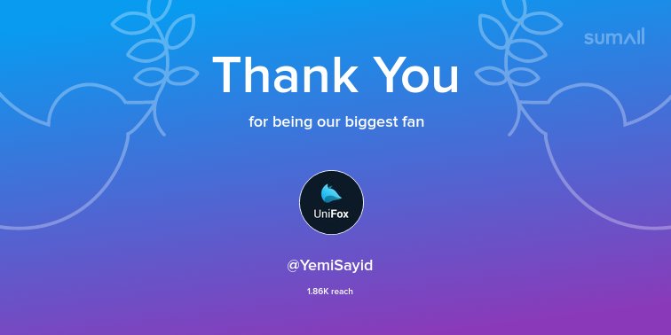 STStoken's tweet image. Our biggest fans this week: @YemiSayid. Thank you! via sumall.com/thankyou?utm_s…
