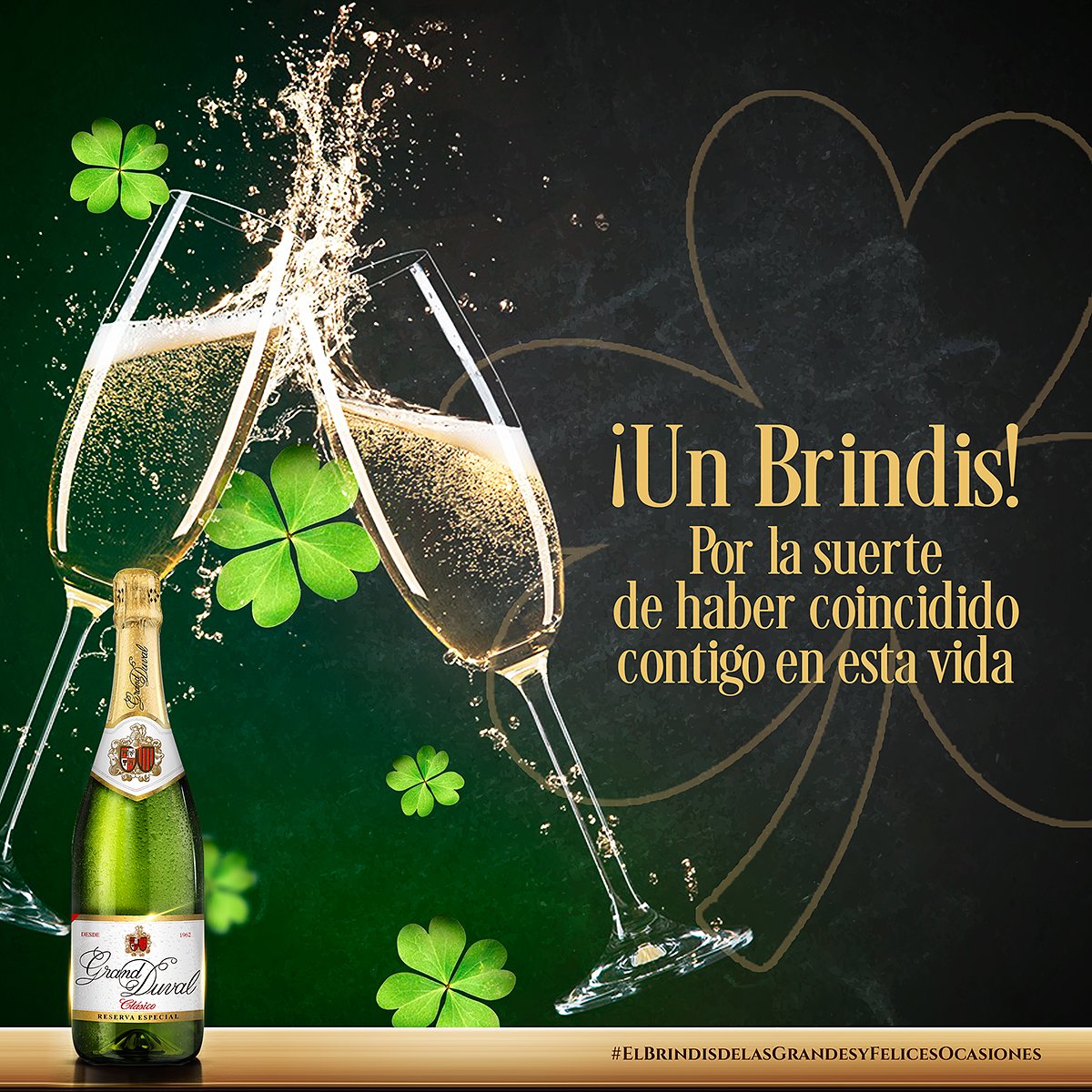 Un brindis por la suerte de haber coincidido contigo en esta vida.. menciona a esa persona especial.. 😍.  #GrandDuval #Brindis #Amor #Vida #personaespecial #coincidencia #elbrindisdelasgrandesyfelicesocasiones