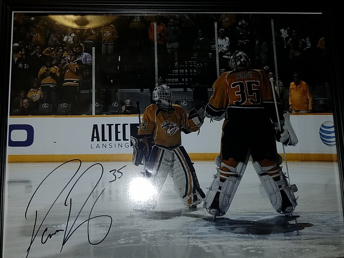 tmmvol's tweet photo. @govertime Here's ours. This baby goalie is now as tall as Saros. #carsoninnet #playformitch #18foreverstrong #Preds https://t.co/FOY5ioe4VG