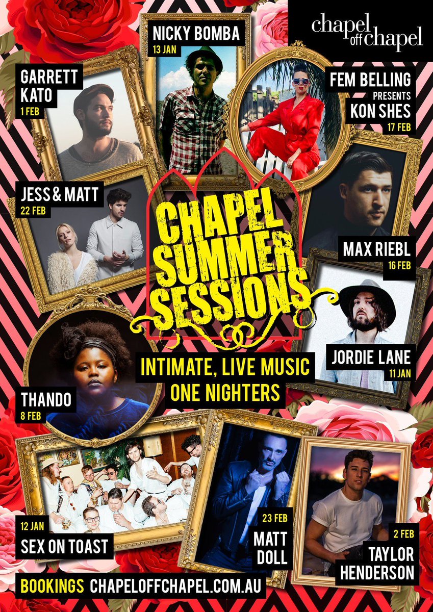 Well, we have an absolute TREAT for you this summer. @ChapelOffChapel are introducing intimate 'Summer Sessions' featuring @thandomusic // @garrettkato // @garrettkato // @nickybomba 😊 😊 😊#psmusicgroup