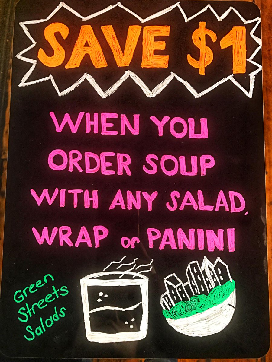 GSSalads's tweet photo. Cool savings to help warm you up! https://t.co/E9gwhOfDHd