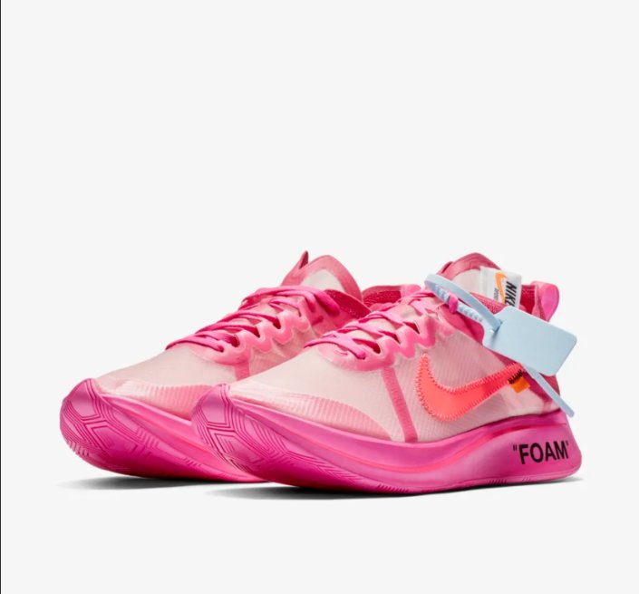 nike zoom fly off white resell