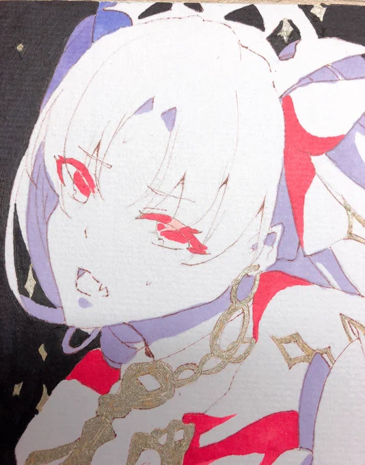 イシュタル、エレシュキガル  色紙!!#fgo 
