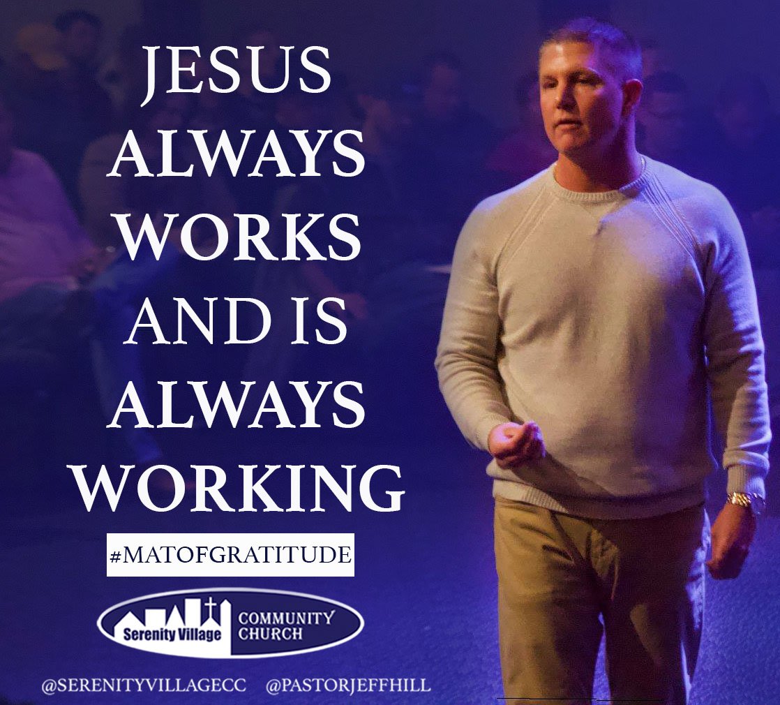 pastorjeffhill's tweet photo. Jesus always works and is always working 
#Jesuswaysworks #Jesusisalwaysworking #matofgratitude https://t.co/ospR3GKGgI