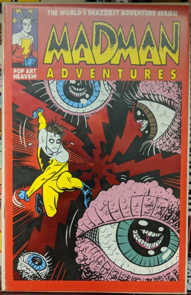 Fun!! Upload a comic cover with no explanation why. Mention who tagged you ( @MarshallLee_DJP )and then link 8 other people @gazbot <a href="/Serkworks/">Scott Serkland</a> <a href="/KevinCross/">Kevin Cross</a> @ComicsWithChris @jimmyjone <a href="/darkenmarr/">darkenmarr</a> <a href="/JohannesVick/">Mmmmmk😒</a> <a href="/Samuraiox/">Electrified Ox ♉️</a> #madman #comics #MikeAllred