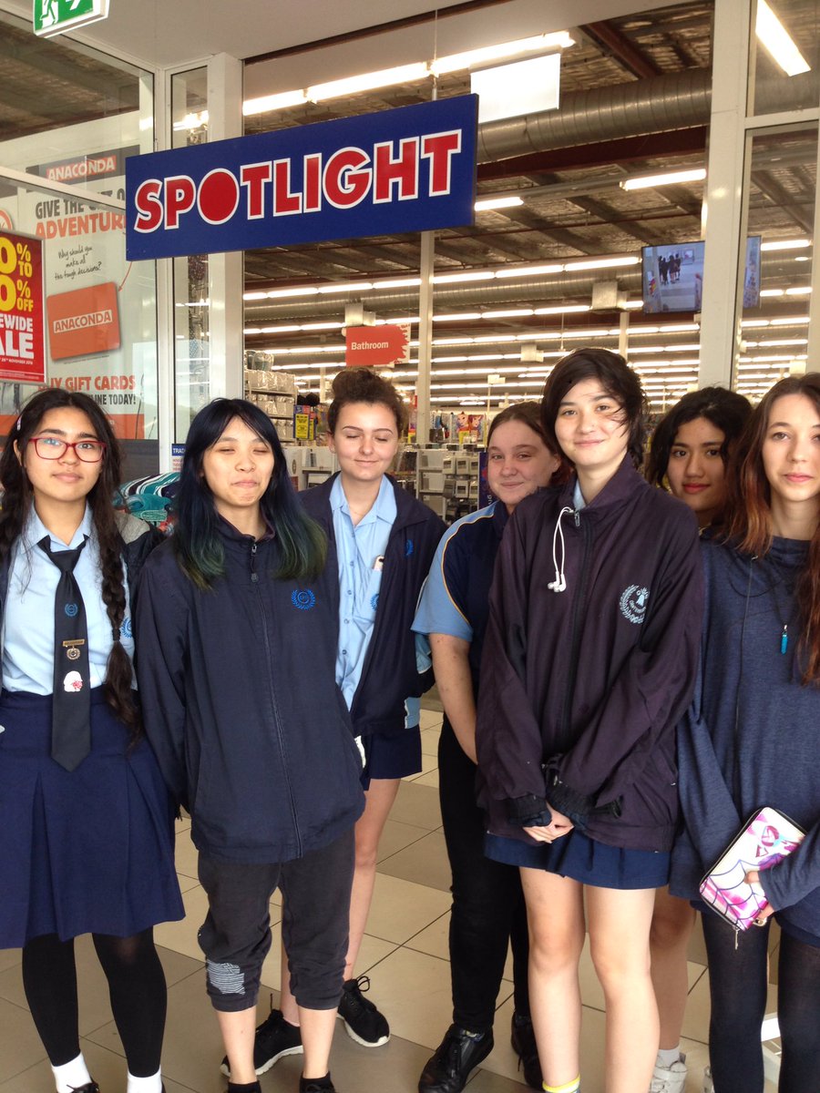 GirlsCanterbury's tweet photo. Bringing on more high band HSC results in Textiles & Design, Ms Jenkins with Yr 12 class of 2019 at Spotlight #talenteddesigners https://t.co/LWtOIIkh7i