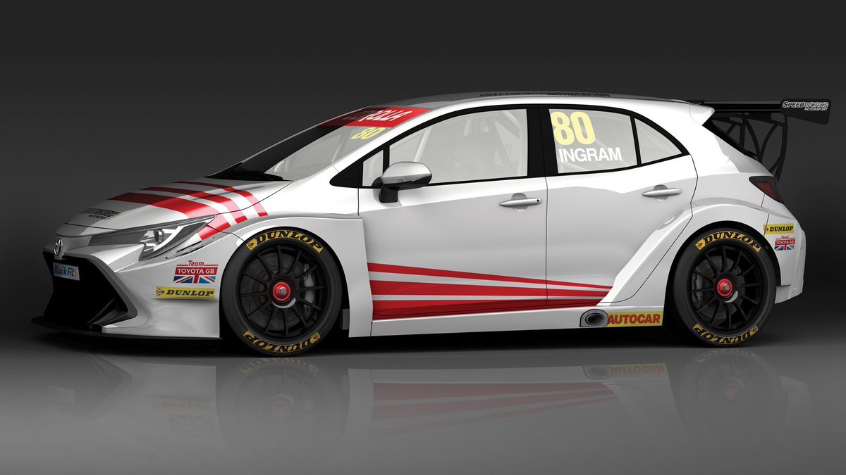 Tomingram80's tweet photo. I cannot begin to put into words how excited I am to be running as Team @ToyotaGB with @SpeedworksMS with the all new Corolla in the 2019 @DunlopBTCC #Tingram https://t.co/m1ol0XGWDI