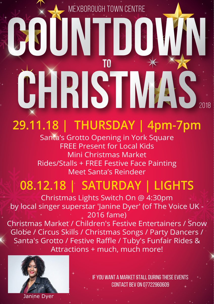 LordGibbons's tweet image. #ChristmasCountdown starts in #Mexborough this Thu 29th Nov 4-7pm with Santa, his grotto &amp;amp; his reindeers! Come on down for much FREE family fun! #doncasterisgreat #southyorkshire @MyDoncaster @visitdoncaster @visitmexborough @mayorros @jomillerdonny @tanypod 

Please RT/Share!