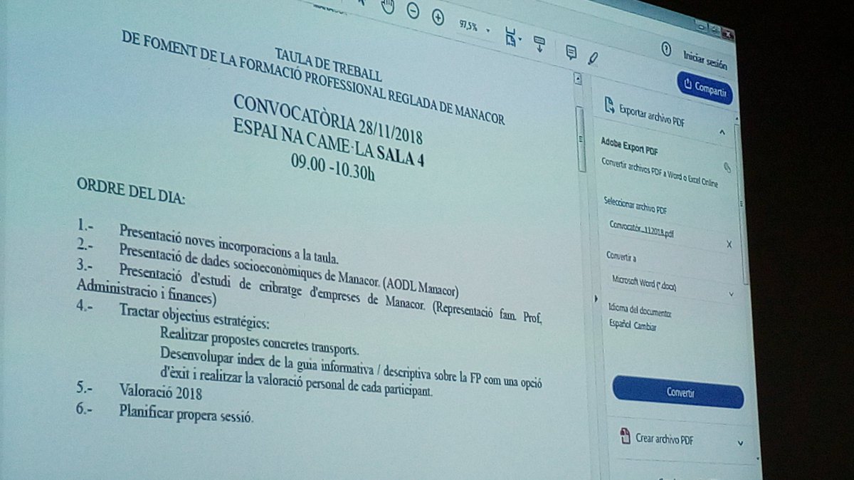 FanTuristic's tweet image. En la mesa redonda de Fomento de la Formación Profesional Reglada en Manacor #Mallorca #Formación #Trabajo #Ocupación