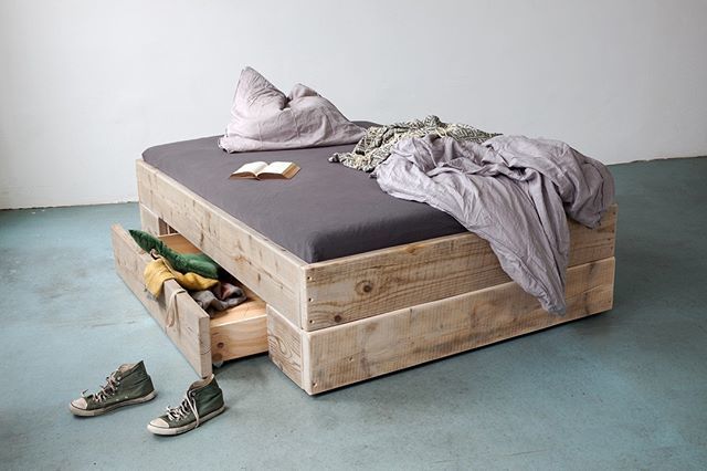 Build Double Bed With Lots Of Storage
