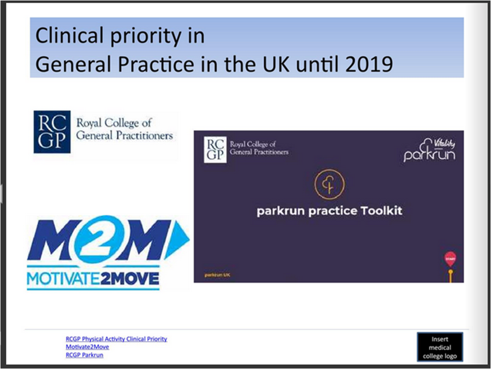 AmyCarrad's tweet photo. More homework. Tonight is the #ExerciseAndHealth course through Open Online Courses. #MovementForMovement. Smiled to see @parkrunUK embedded within GP clinical practice in the UK. Do we have this in Aus? @parkrunAU? https://t.co/s6Z2fsapb5