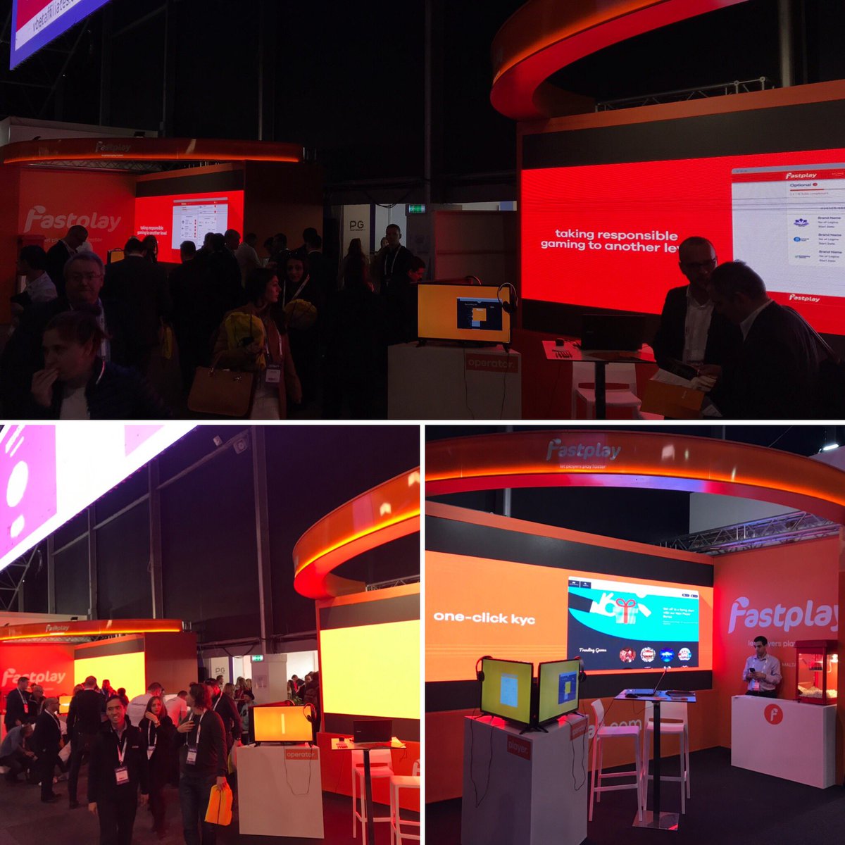 FastplayLtd's tweet image. We are set up by the entrance on stands B4 &amp;amp; B5, ready to kick-off at the SiGMA conference! #SiGMA2018 #fastplay #letplayersplayfaster #singlesignon #oneclickKYC #responsiblegaming #globalidentifier