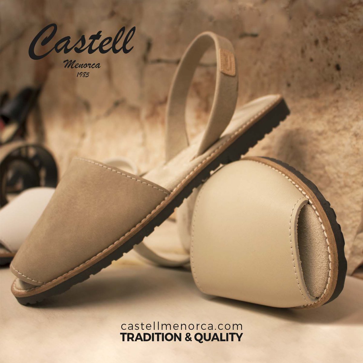 El sello de garantía 'Avarca de Menorca' vela por la calidad, diseño y fabricación de cada una de nuestras menorquinas #Castellmenorca. ✨ Encuentra tu color ideal en: goo.gl/TyDf79