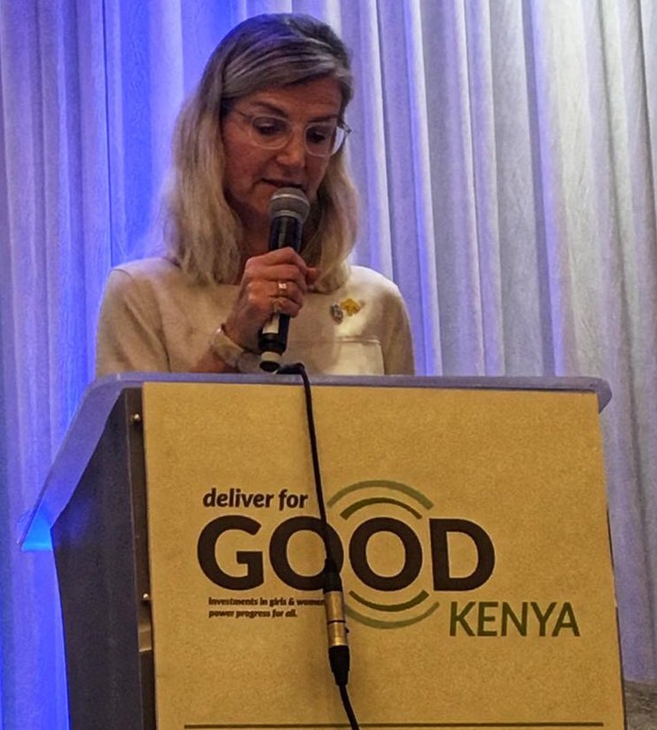 Amref_Kenya's tweet photo. “Allow a woman to spread her wings and the whole world will fly” - @Ulla_Tornaes, Minister for Development Cooperation of Denmark @denmarkinkenya #DeliverForGoodKenya @WomenDeliver https://t.co/UPvfoZ0frC