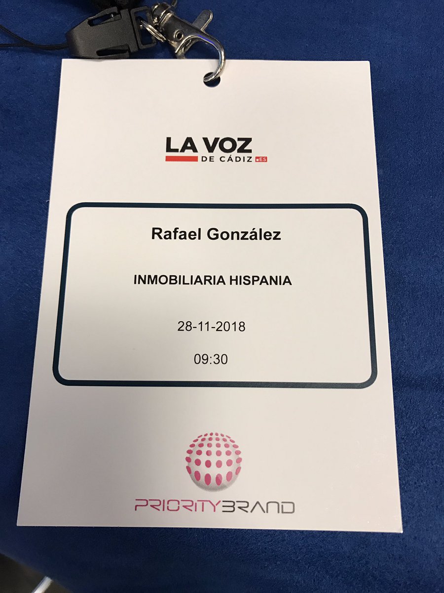 Hoy tengo el placer de asistir al #PriorityBrand organizado por la <a href="/LaVozdeCadiz/">La Voz de Cádiz</a> en <a href="/paradores/">Paradores de Turismo</a> de #Cadiz!