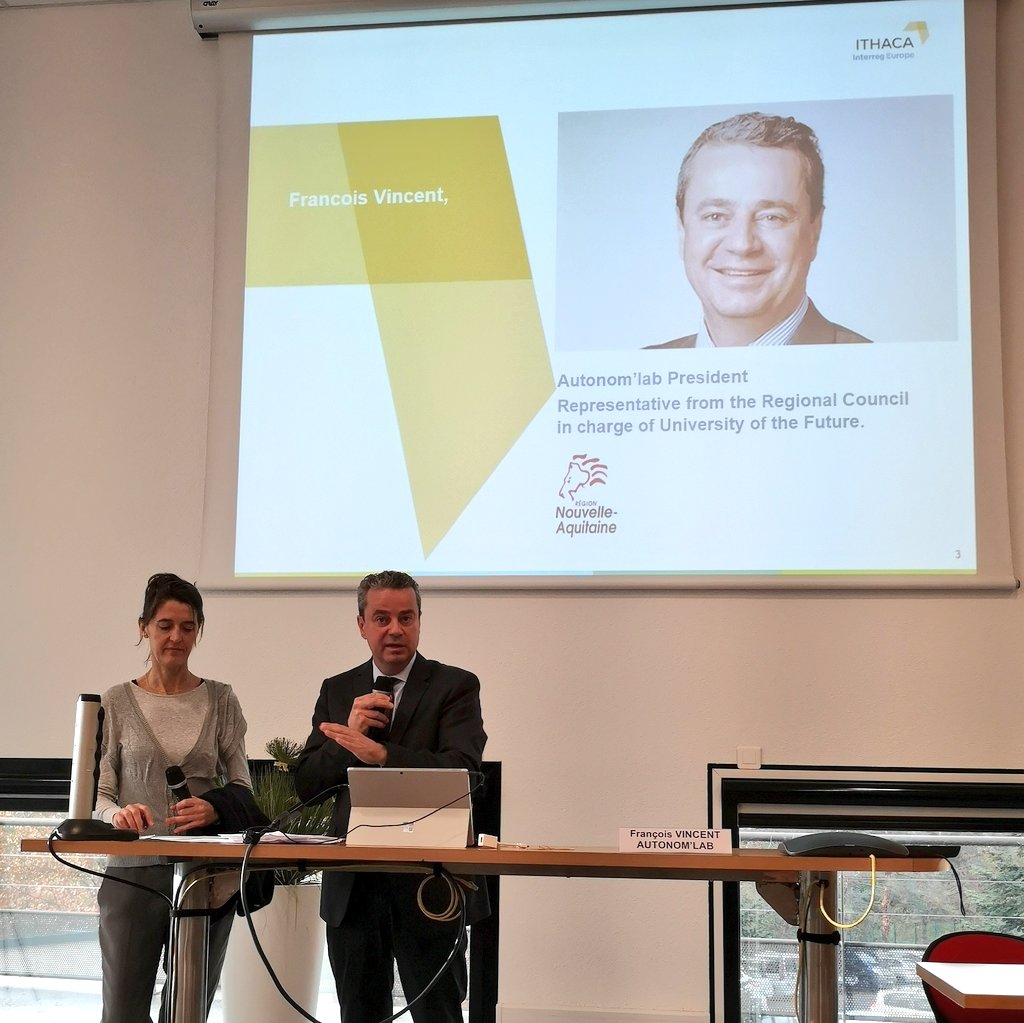 presentation by francois Vincent, president @autonomlab - - a place to imagine the future - - welcoming <a href="/ITHACA_health/">ITHACA Project</a> delegates #ITHACA_live