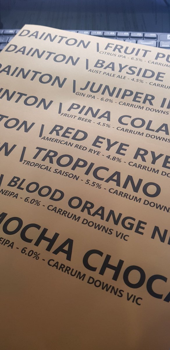 Getting ready for tomorrow's tap takeover gig with Dan(Dainton) the man, some cracking beers ready to hit the taps <a href="/danthebrewman/">DaintonFamilyBrewery</a>