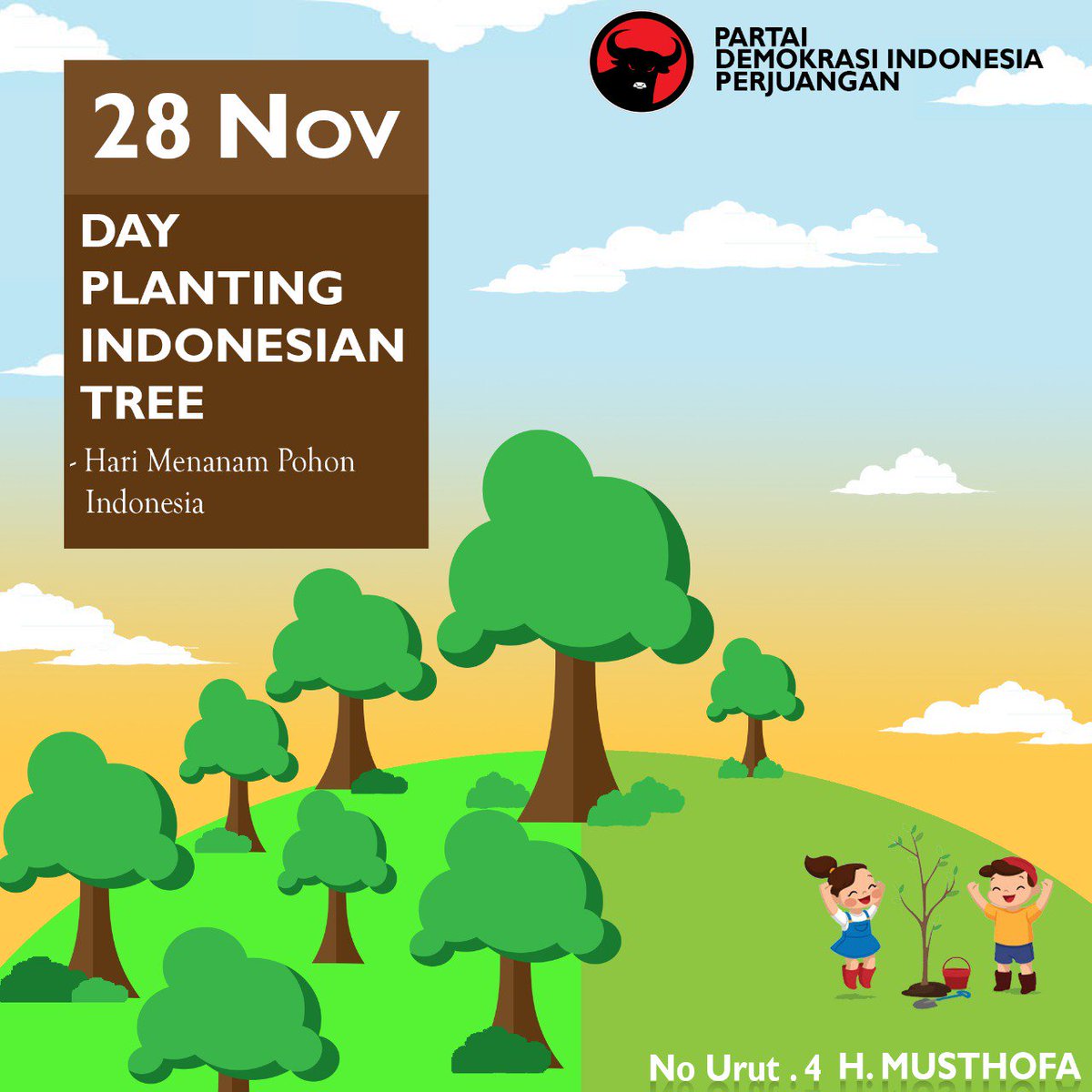 Kita bertanggung jawab menjaga kelestarian bumi demi anak cucu dimasa depan. Selamat Hari Pohon Sedunia. #haripohon #harimenanampohonnasional