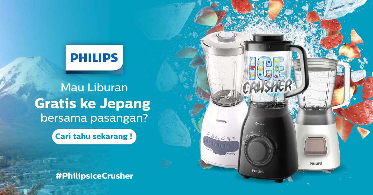 Mau Liburan Gratis ke Hokkaido, Jepang untuk 2 orang? Cari tahu disini bit.ly/2DLWOUe  #PhilipsIceCrusher