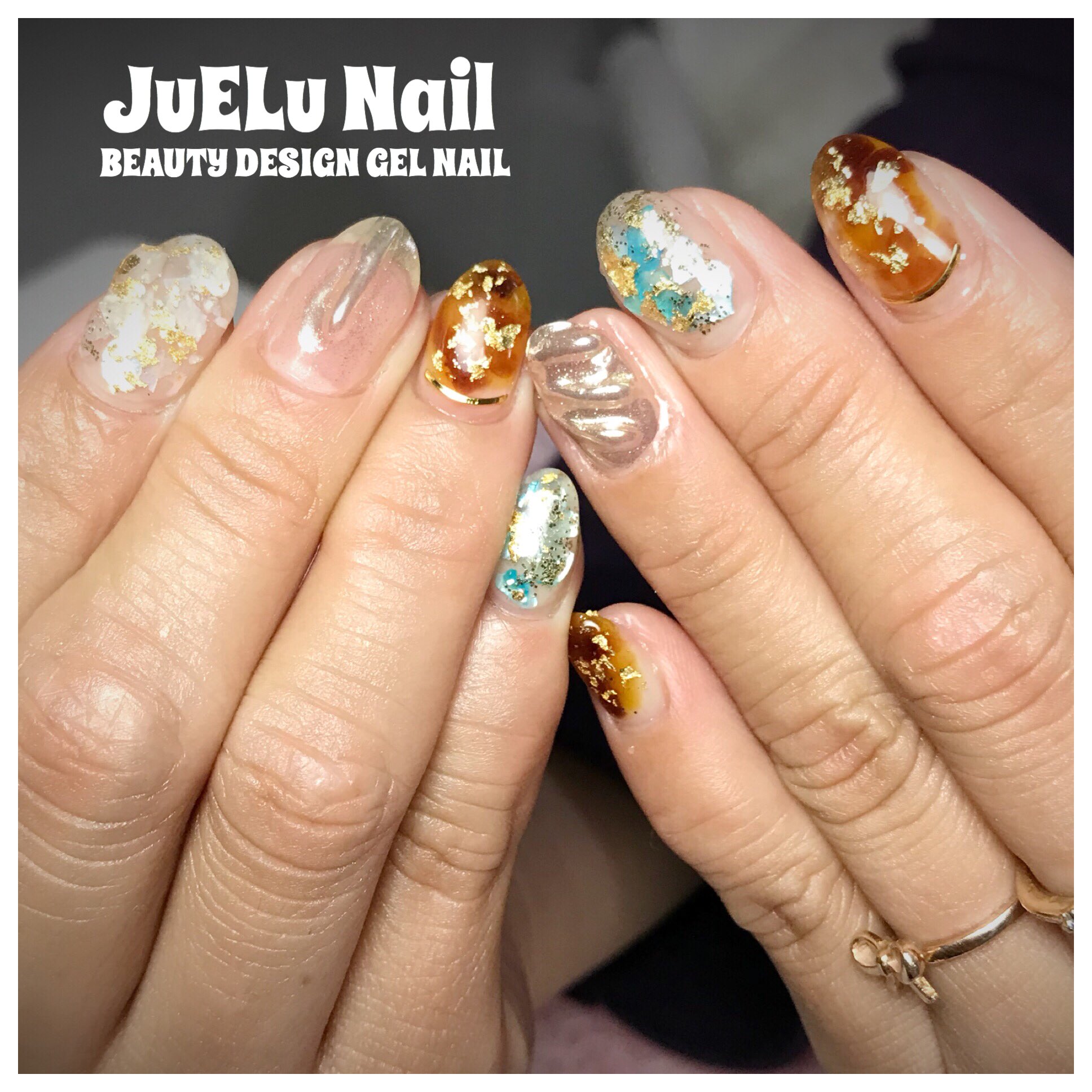 Juelunail お客様ネイル ネイル ジェルネイル ネイルサロン 自宅ネイルサロン 飯塚市ネイル 飯塚市 ネイルサロン ニュアンスネイル ミラーネイル 大理石ネイル T Co Nybxmachtw Twitter