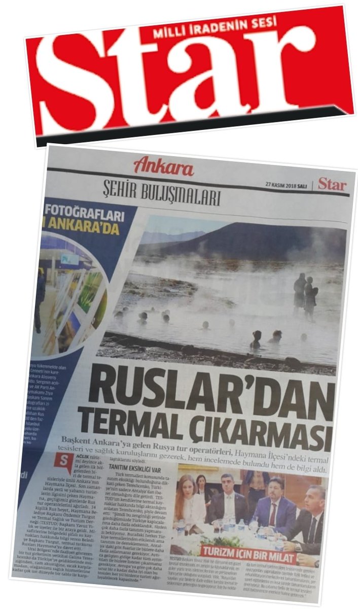 bodrumtanitim's tweet photo. #Rus turistleri sağlık turizmi kapsamında ülkemiz termallerine çekmek amacıyla başlattığımız çalışmanın yansımaları devam ediyor. Bu çabamıza destek veren tüm basın mensuplarına teşekkür ediyoruz. @yavuzyilik #TESTUD https://t.co/TeTmEyD0K7