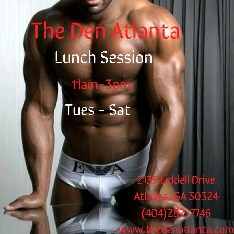 thedenatlanta's tweet photo. Couldn't make it to #BLACKOUTWEDNESDAY session, no worries meet us here starting at 11am-3pm for our #MIDDAYLUNCH session. https://t.co/JNLkTxb2Kk