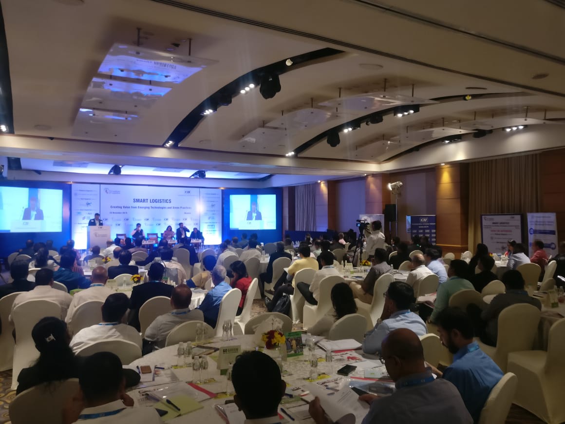 RamcoLogistics's tweet photo. Happy to be associated with @FollowCII Institute of logistics' conference on "smart #logistics" happening in #Mumbai today. @BharathKumarB will represent @RamcoSystems in a panel discussion on "Technologies to improve #CustomerService, #compliance, #safety and #security https://t.co/aMLigkqTf2