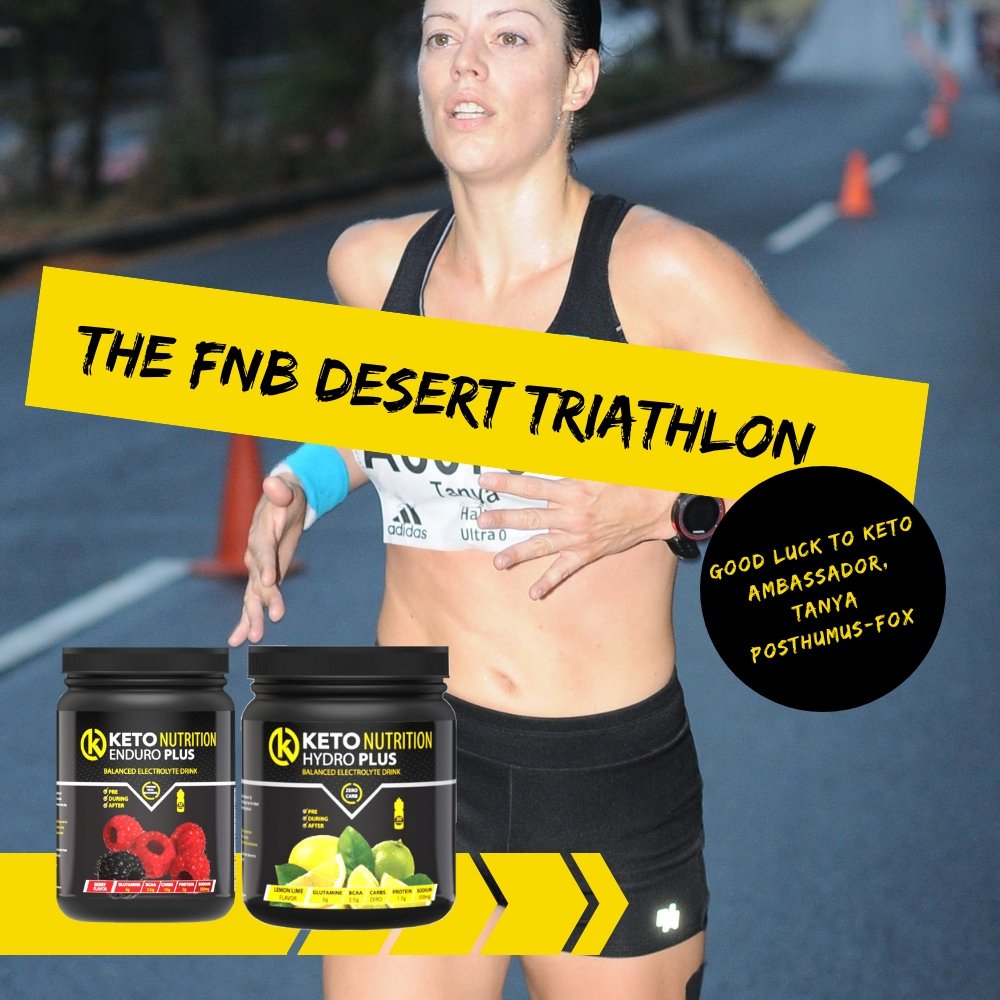 Good luck to our #ketoambassador <a href="/foxyrunner21/">Tanya Posthumus-Fox</a> as well as all the other #ketoathletes taking part in this year's FNB Desert Triathlon! 

#ketofam #fitfam #athletes #triathlon #fnbdeserttriathlon #namibia #southafrica