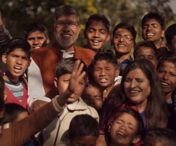 YouTubeIndia's tweet photo. .@k_satyarthi is on a mission to end child slavery. #PriceofFree takes you on his journey to stop violence against children. Watch it now on YouTube → https://t.co/MBODNj4dLd https://t.co/zV0zbpfYgh