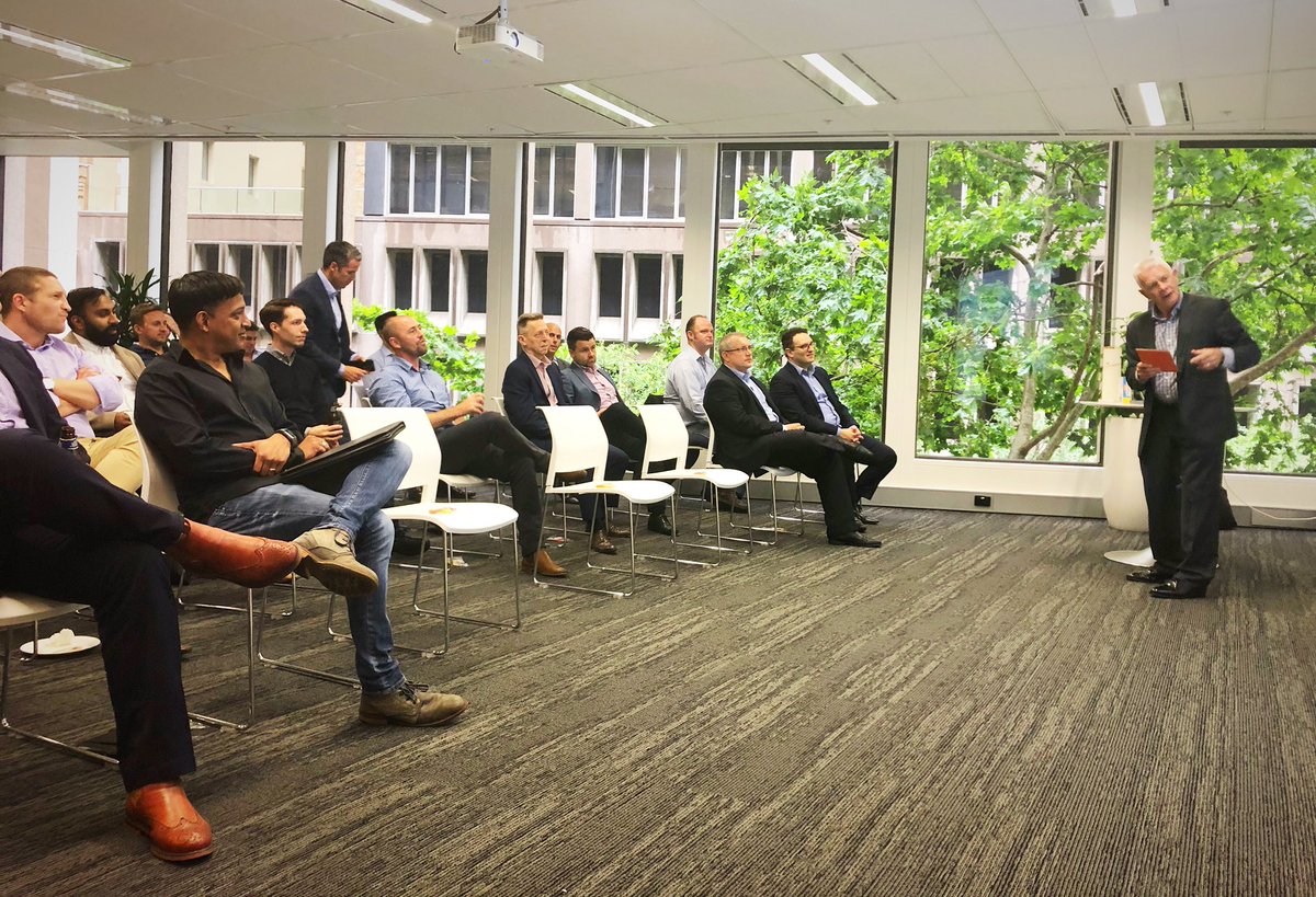 Props to the room of recruiters who braved the #sydneystorm to separate fact from fiction with #recruitment industry legend @nigelharse 👇🏼