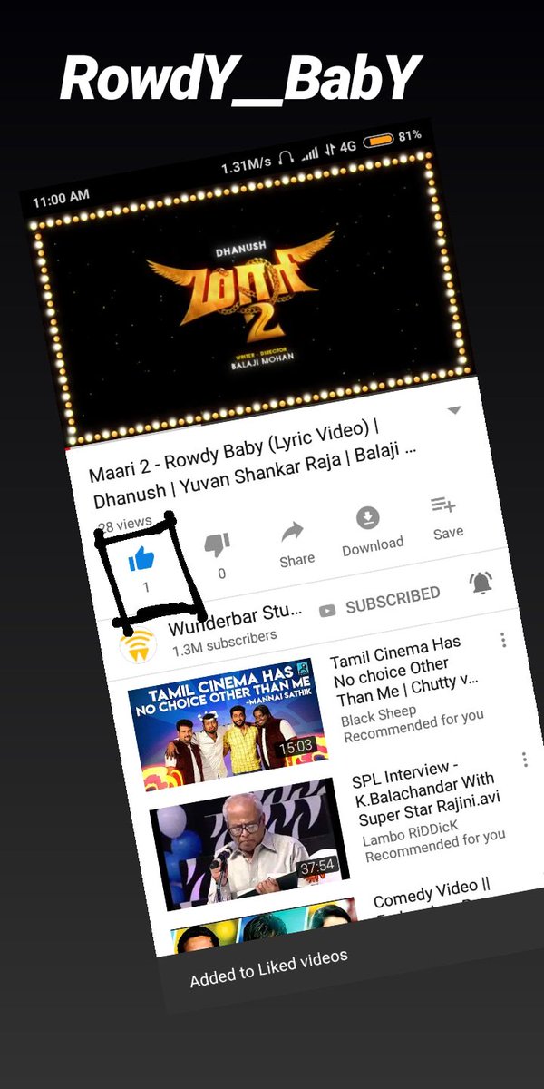 Mukesh0_4's tweet photo. #RowdY_BabY
Semmma song🔥🔥
Waiting for #Secondtrack💥💥
@dhanushkraja
@directormbalaji
@wunderbarfilms
@thisisysr https://t.co/CWUCp0os3h
