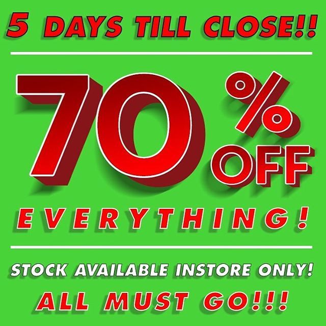 RogerDavidAU's tweet photo. CLOSING DOWN SALE - Shop 70% Off Everything at Roger David &amp; RDX Stores⚠️ Stock Available In-Store Only! https://t.co/HEXCC9X5ya https://t.co/nIB7BNDRuF